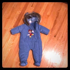 Baby Boy Mickey Mouse Snowsuit